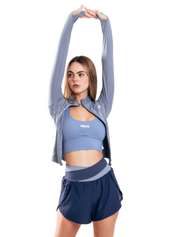 ZIP SWEATER HERO GRIS