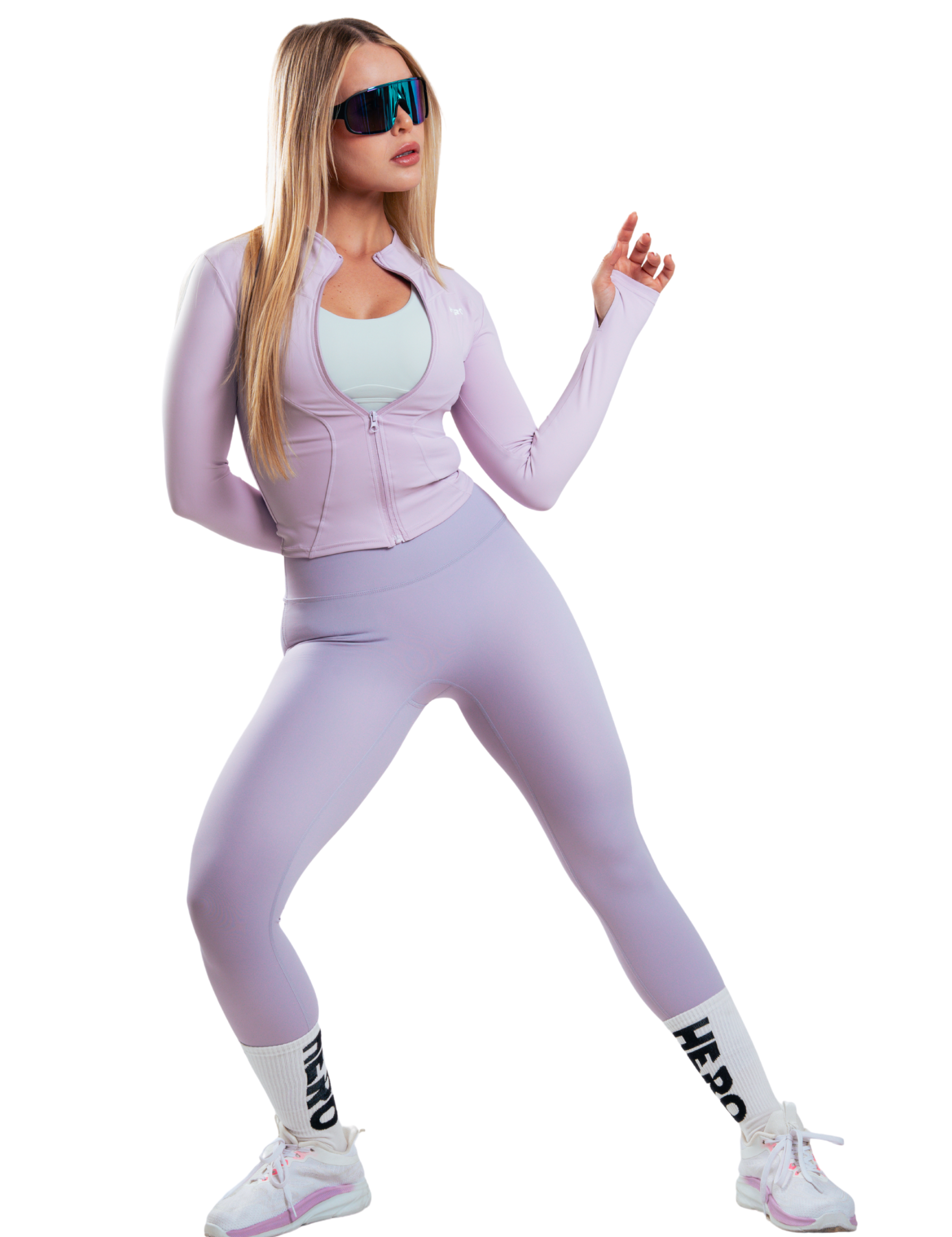 ZIP SWEATER HERO LILA