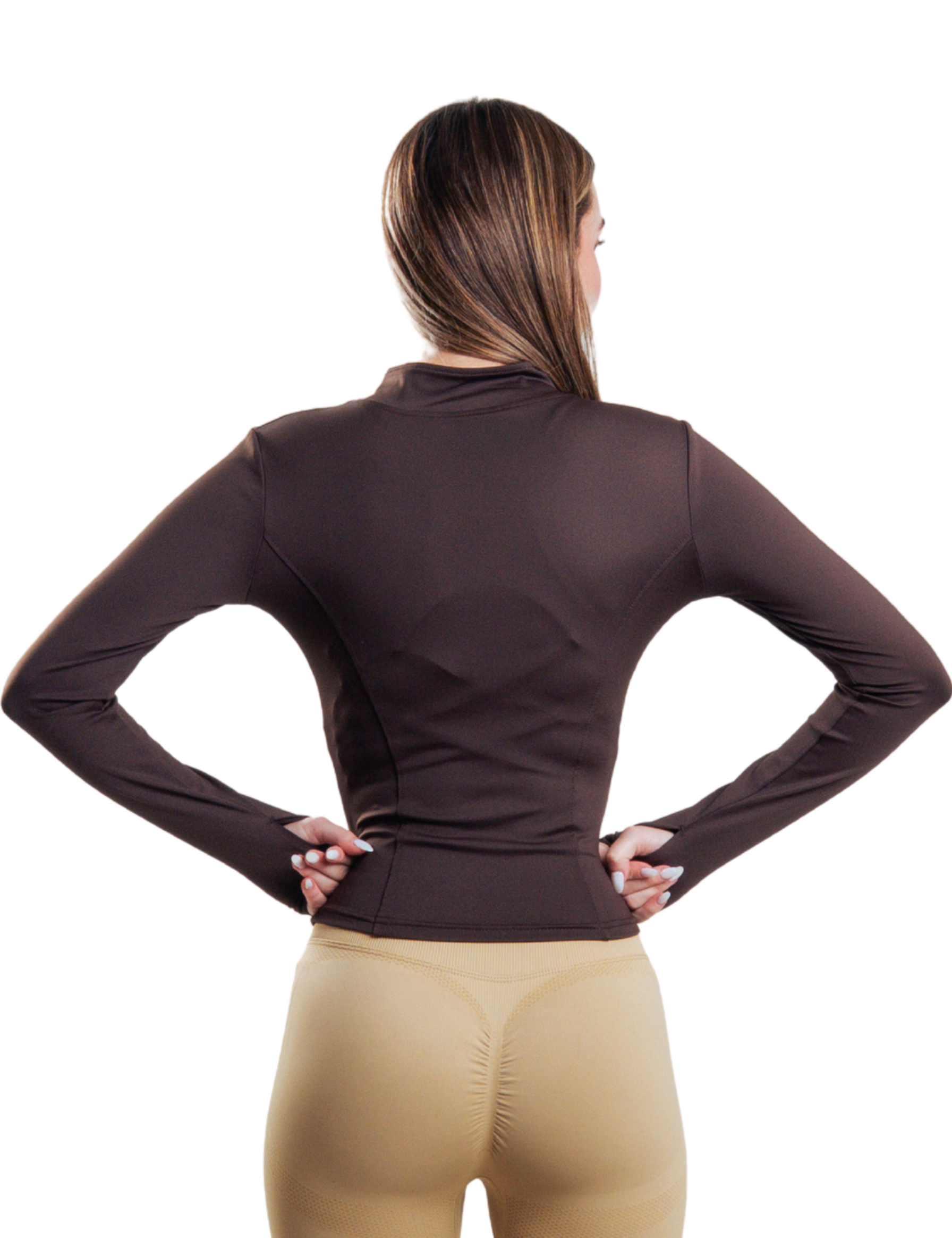 ZIP SWEATER HERO MARRON