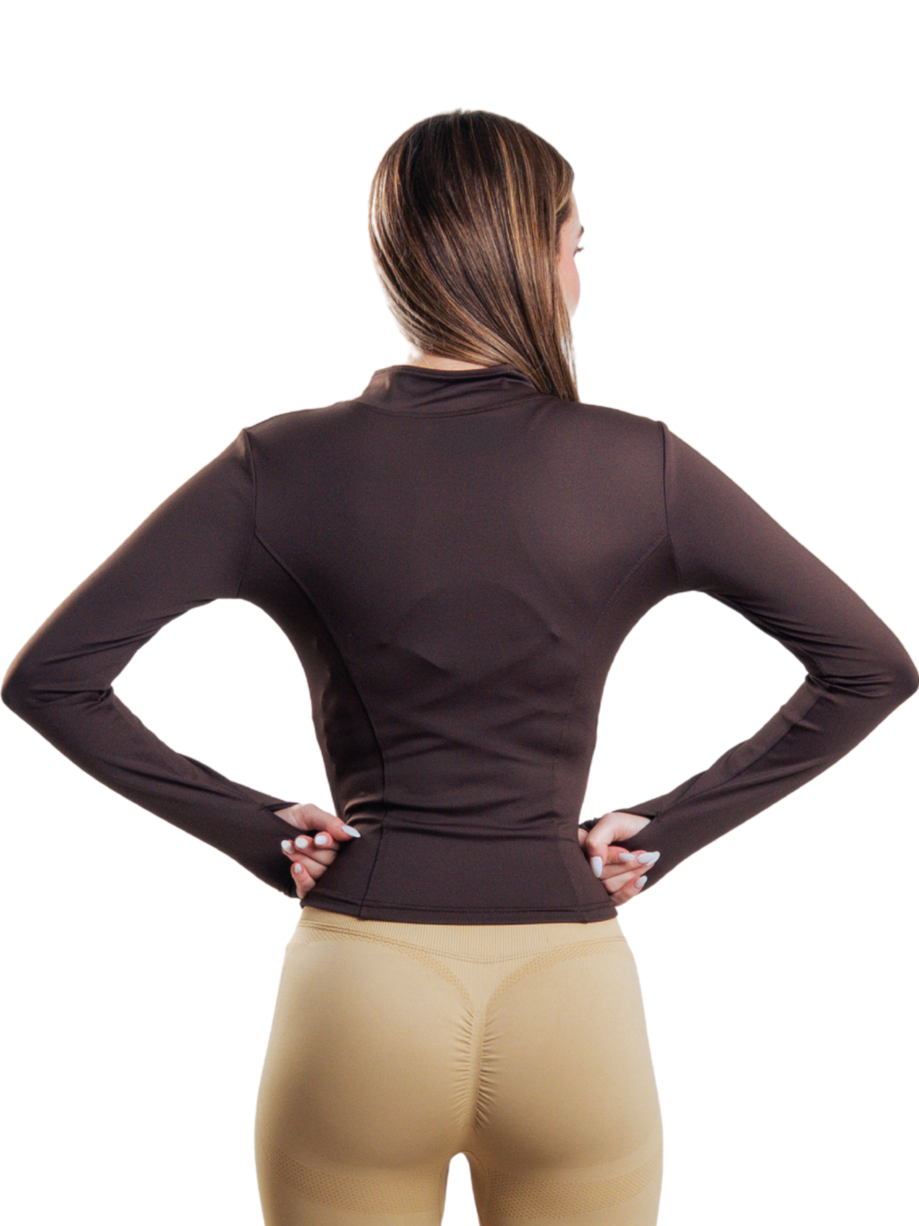 ZIP SWEATER HERO MARRON