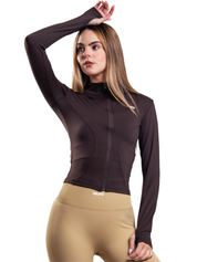 ZIP SWEATER HERO MARRON