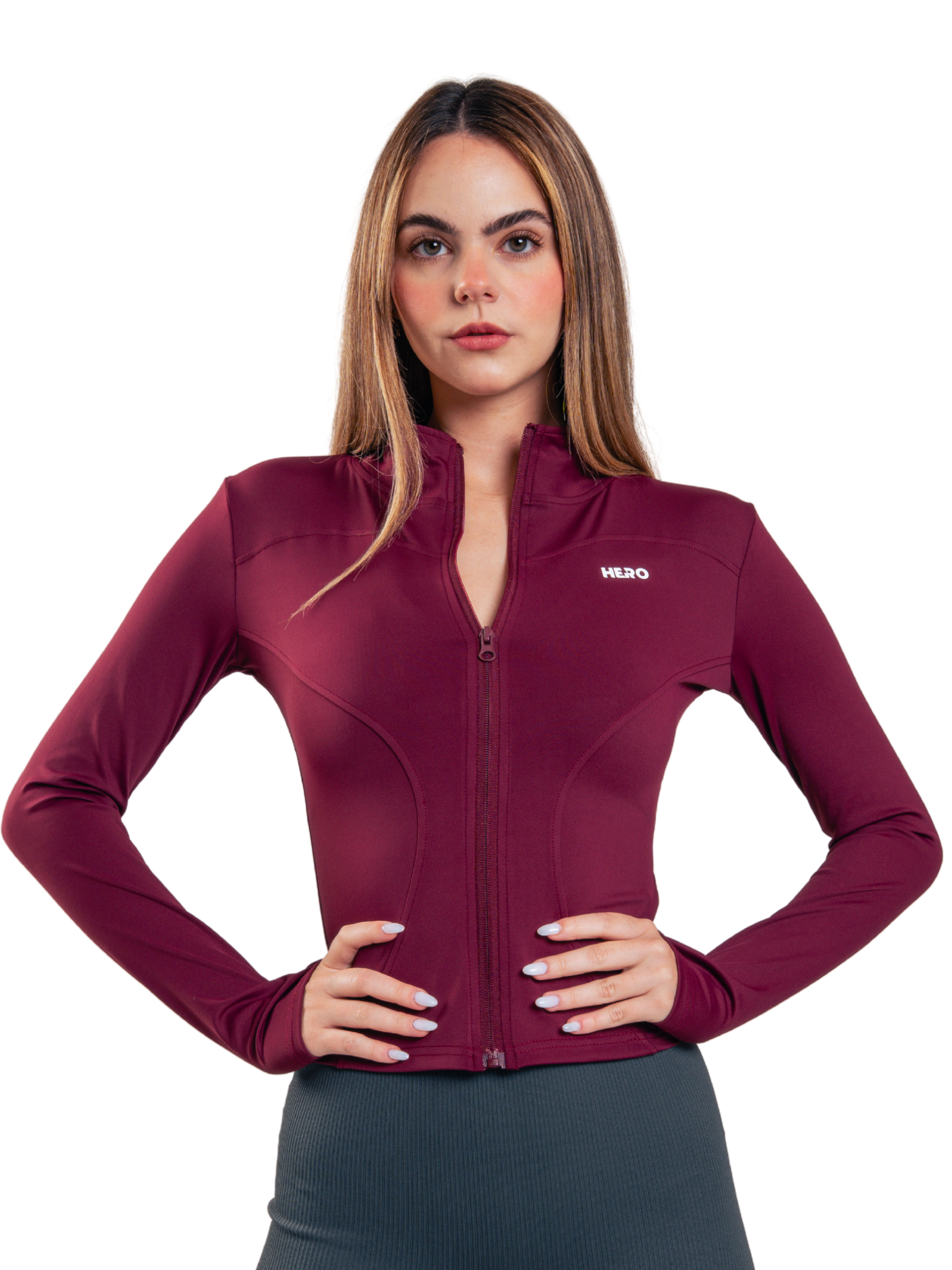 ZIP SWEATER HERO VINOTINTO