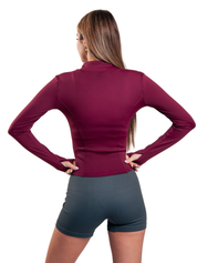 ZIP SWEATER HERO VINOTINTO