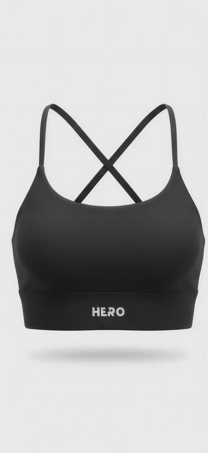 TOP DOBLE TIRANTE HERO NEGRO