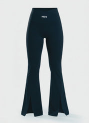 LEGGIN FLAREN CON ABERTURAS HERO NEGRO