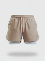 SHORT CON LYCRA HERO BEIGE