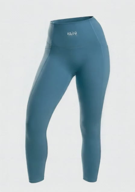 LEGGINS TWO POCKET HERO AZUL BEBE