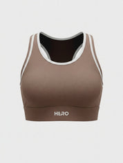 TOP YOGA RETRO HERO MARRON