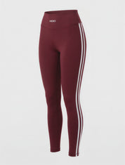 DUAL STRIPE LEGGINGS HERO VINOTINTO