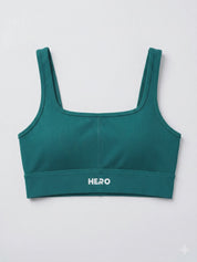 CROP TOP RIBBED HERO VERDE
