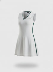 VESTIDO PLISADO TANK HERO BLANCO