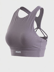 TOP FRONTAL LISO Y ESPALDA EN FORMA DE ATRAPASUEÑO VIOLETA