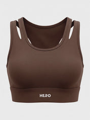 TOP HALTER PRO HERO MARRON