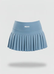 FALDA CON PLIEGUES HERO AZUL BEBE