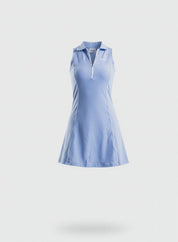 VESTIDO TENIS POLO ZIPPER HERO MORADO