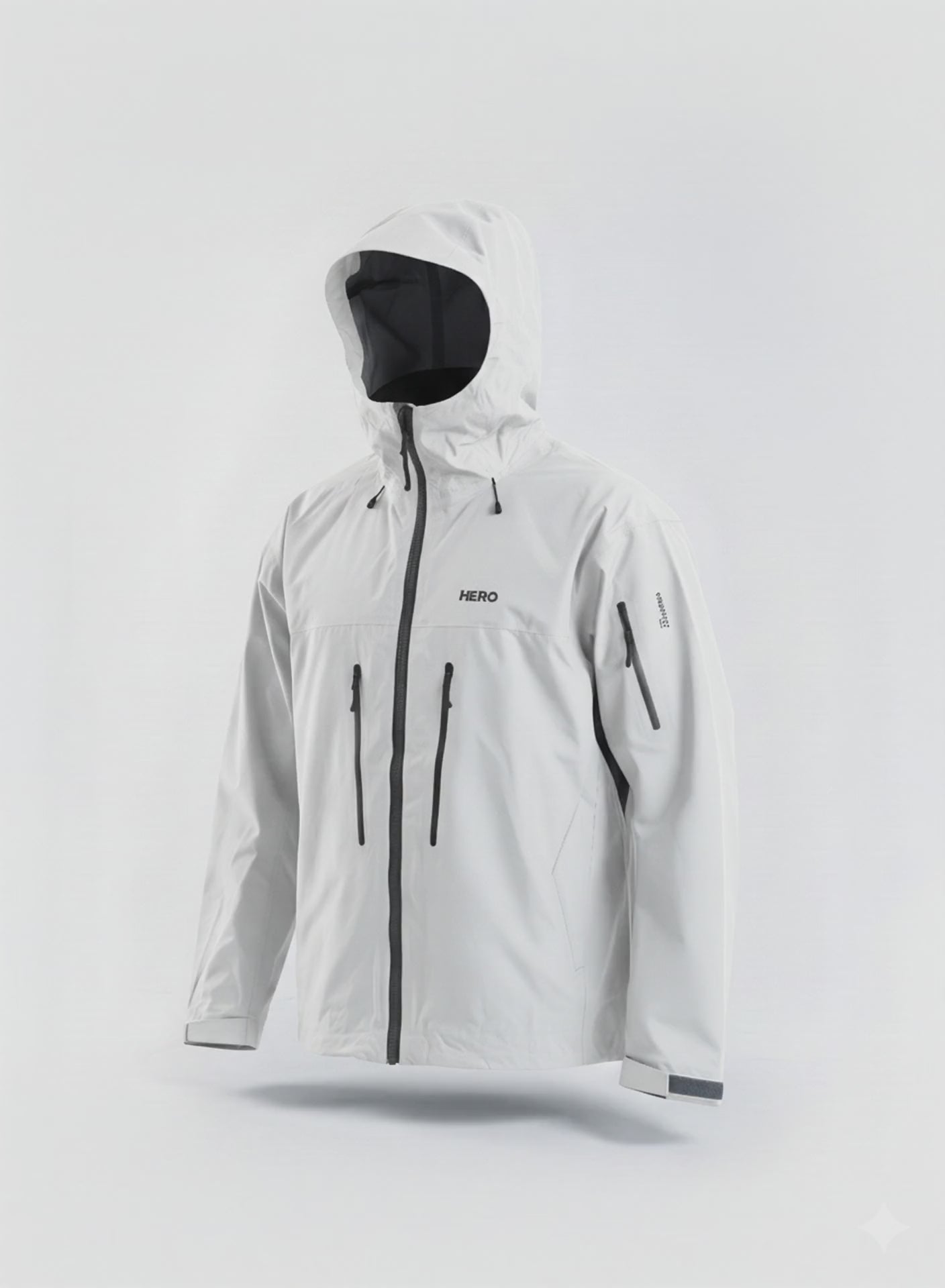 CHAQUETA IMPERMEABLE GORE-TEX HERO BLANCO