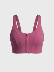 ZIP SPORTS BRA HERO ROSADO