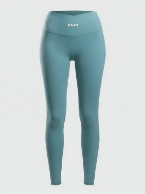 LEGGIN CINTURA V BASICO HERO VERDE