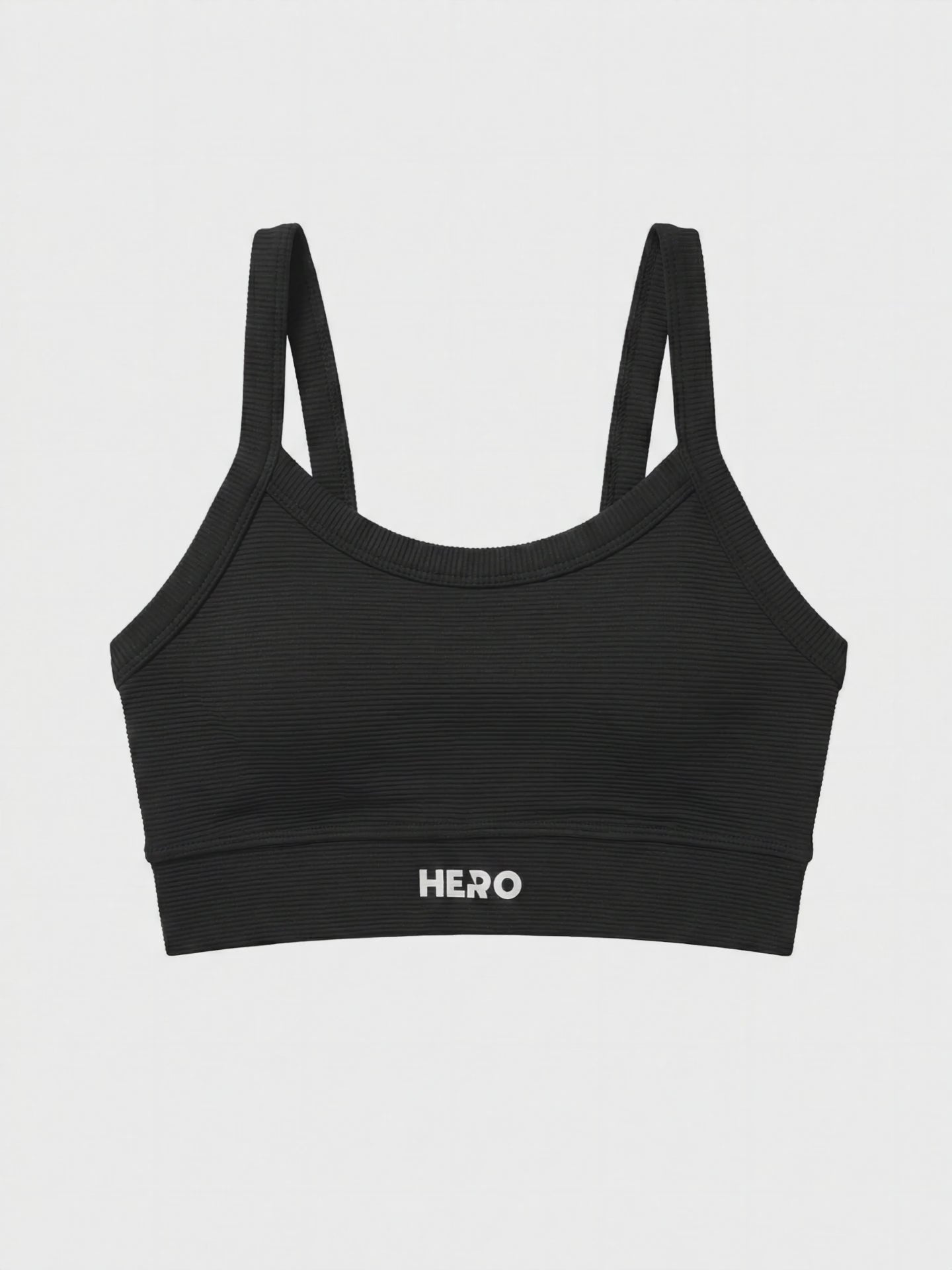BRASIER DEPORTIVO STRAP DELGADO CON ESPALDA EN X HERO NEGRO
