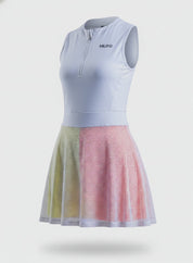 VESTIDO DEPORTIVO CON FALDA MALLADA HERO