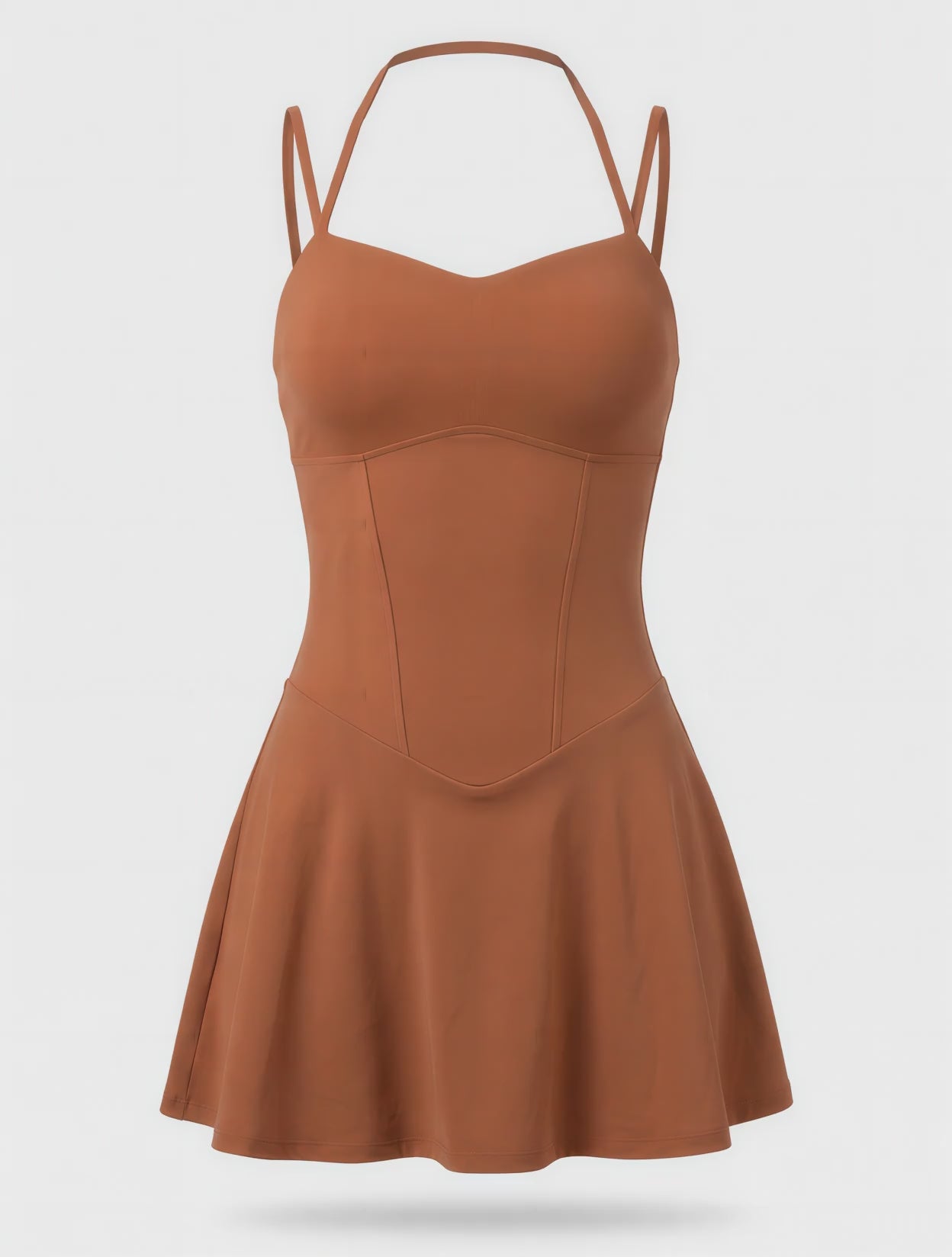 VESTIDO FOUR LINES HERO MARRON