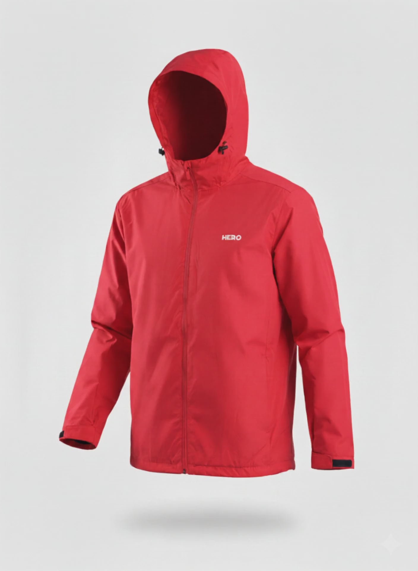 CHAQUETA IMPERMEABLE BASICA HERO ROJO