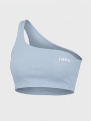 TOP ESCOTE EN UN HOMBRO HERO AZUL
