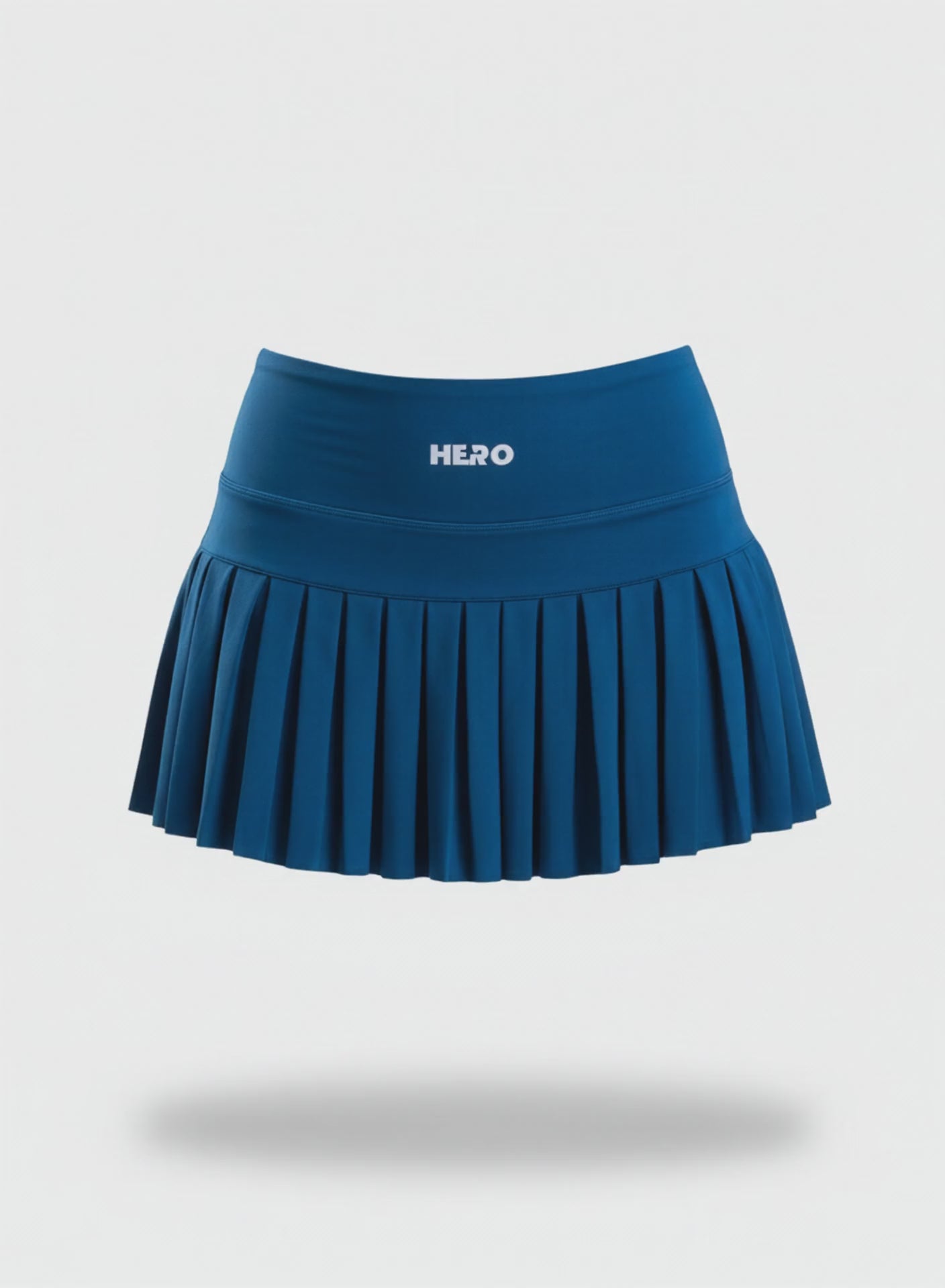 FALDA CON PLIEGUES HERO AZUL
