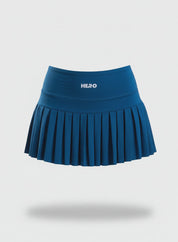 FALDA CON PLIEGUES HERO AZUL