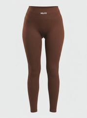 LEGGIN DAMA ACANALADO HERO MARRON