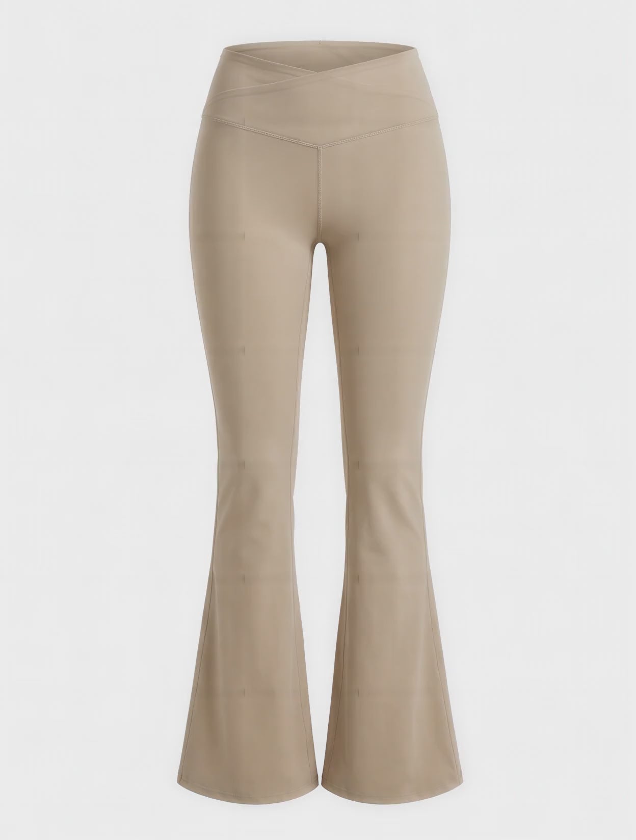 CROSS FLARE LEGGINGS HERO BEIGE