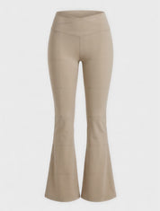 CROSS FLARE LEGGINGS HERO BEIGE
