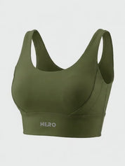 TOP CORTE EN U HERO VERDE