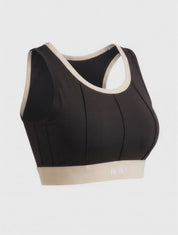 CROP TOP LINE MARRON
