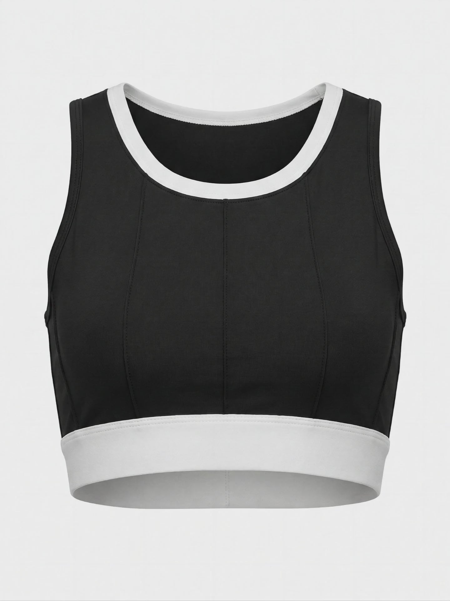 CROP TOP LINE NEGRO