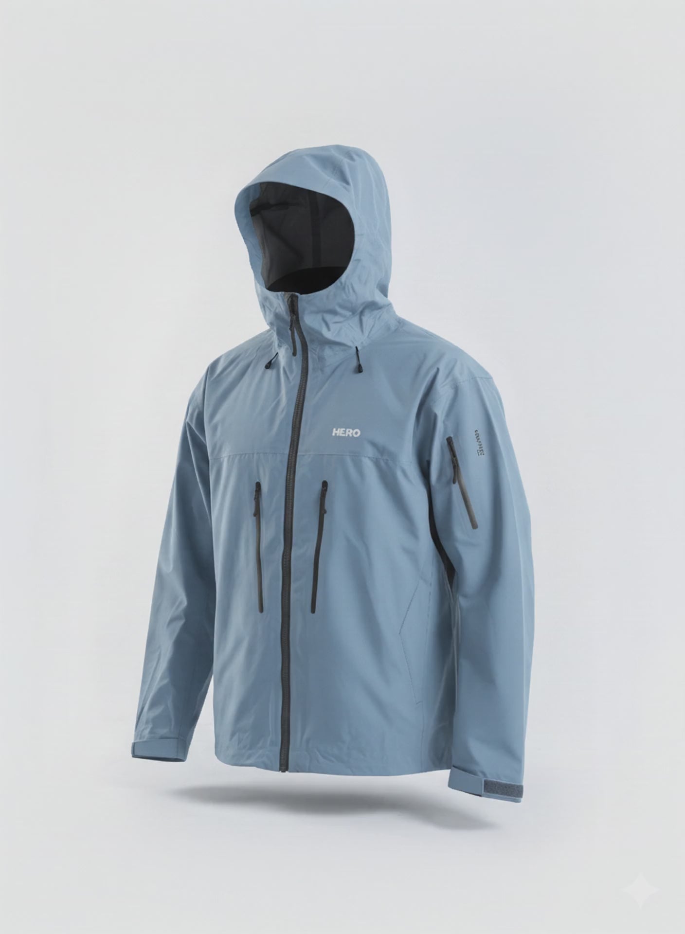 CHAQUETA IMPERMEABLE GORE-TEX HERO AZUL BEBE