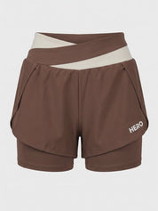 SHORT RUN FIT HERO MARRON