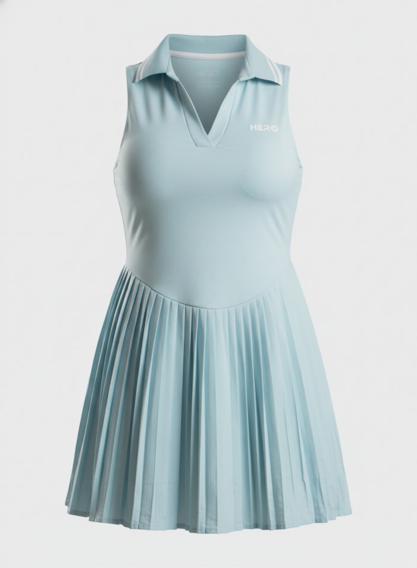 VESTIDO STRIP HERO AZUL BEBE