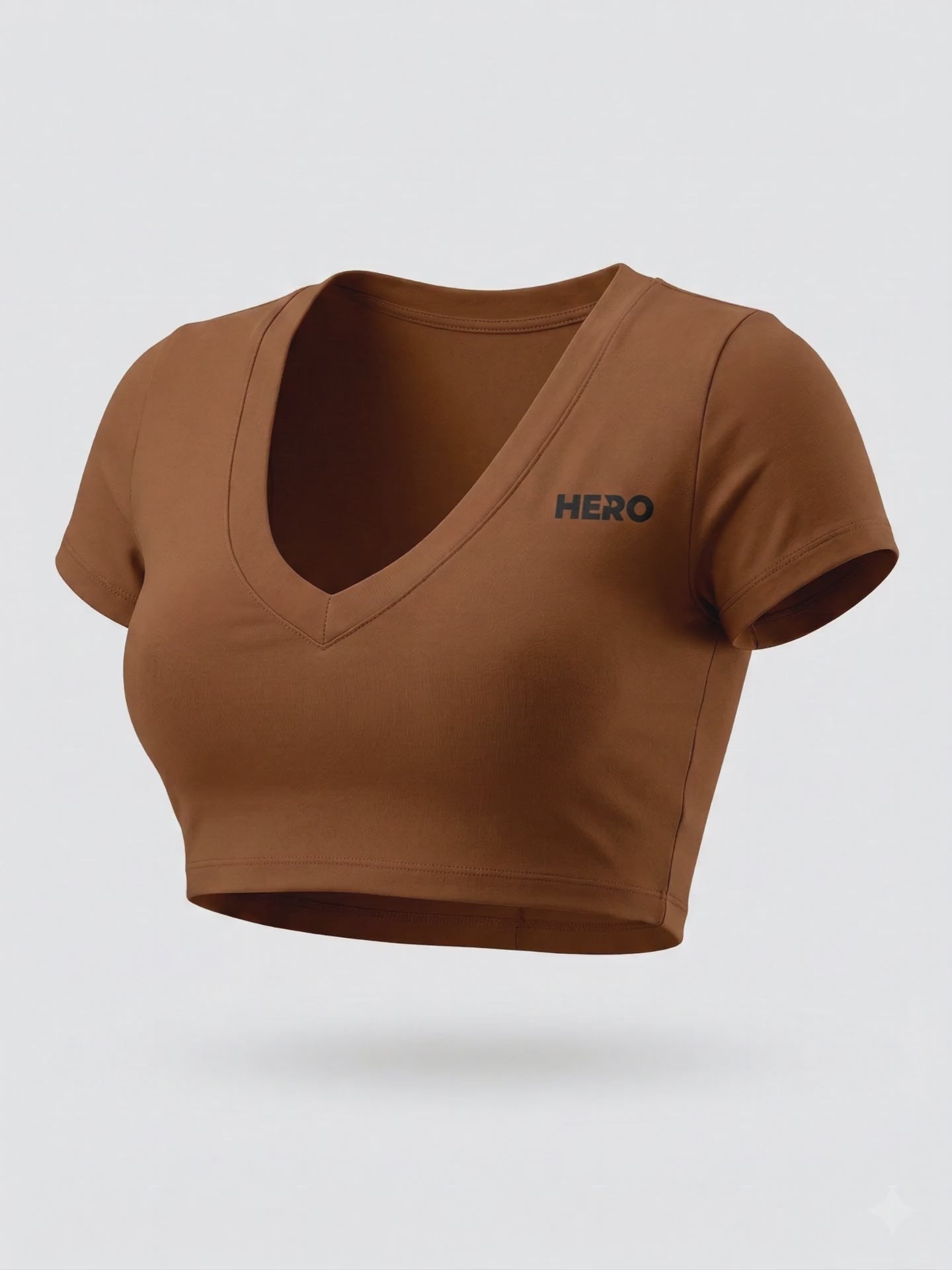 T SHIRT U FIT HERO MARRON