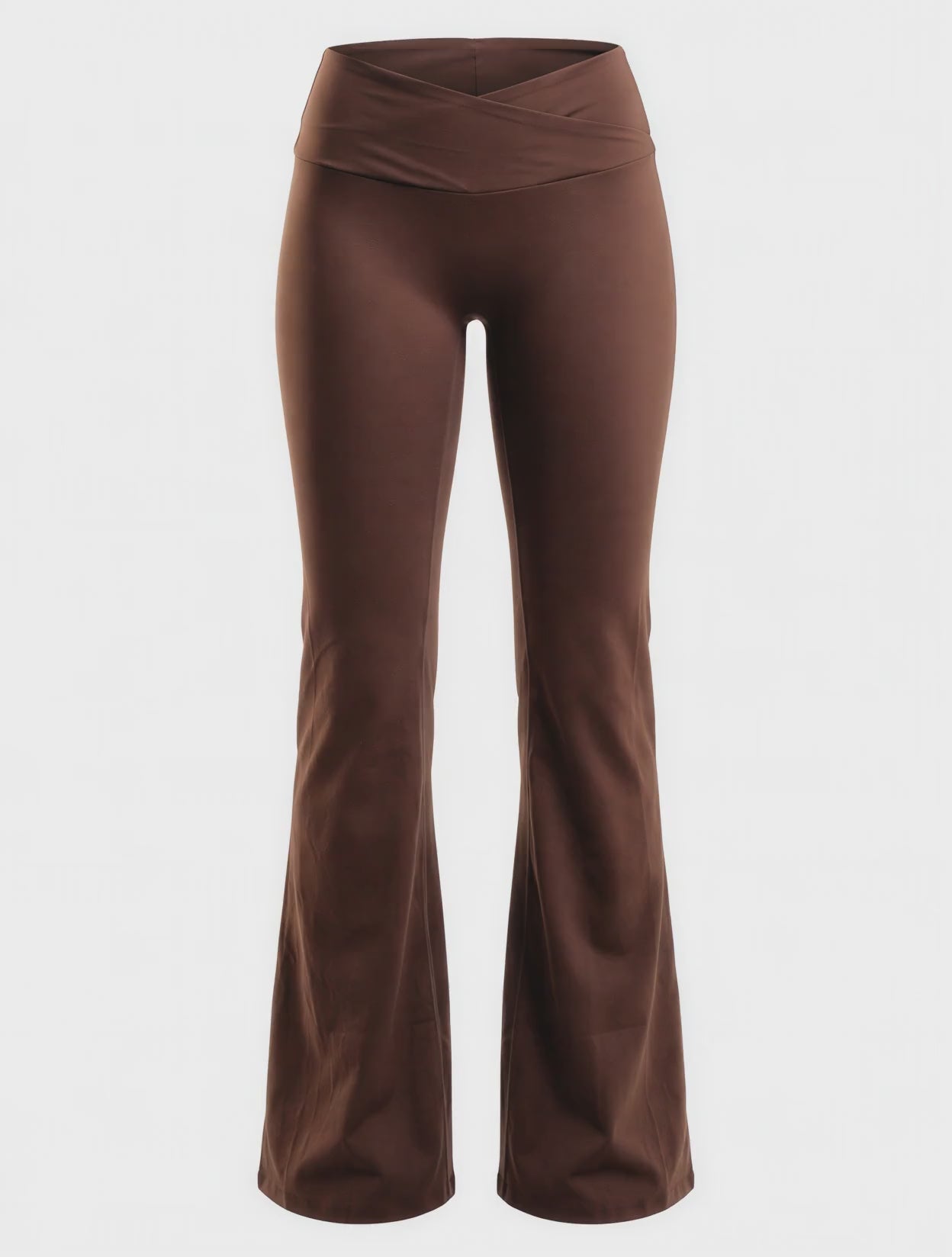 CROSS FLARE LEGGINGS HERO MARRON