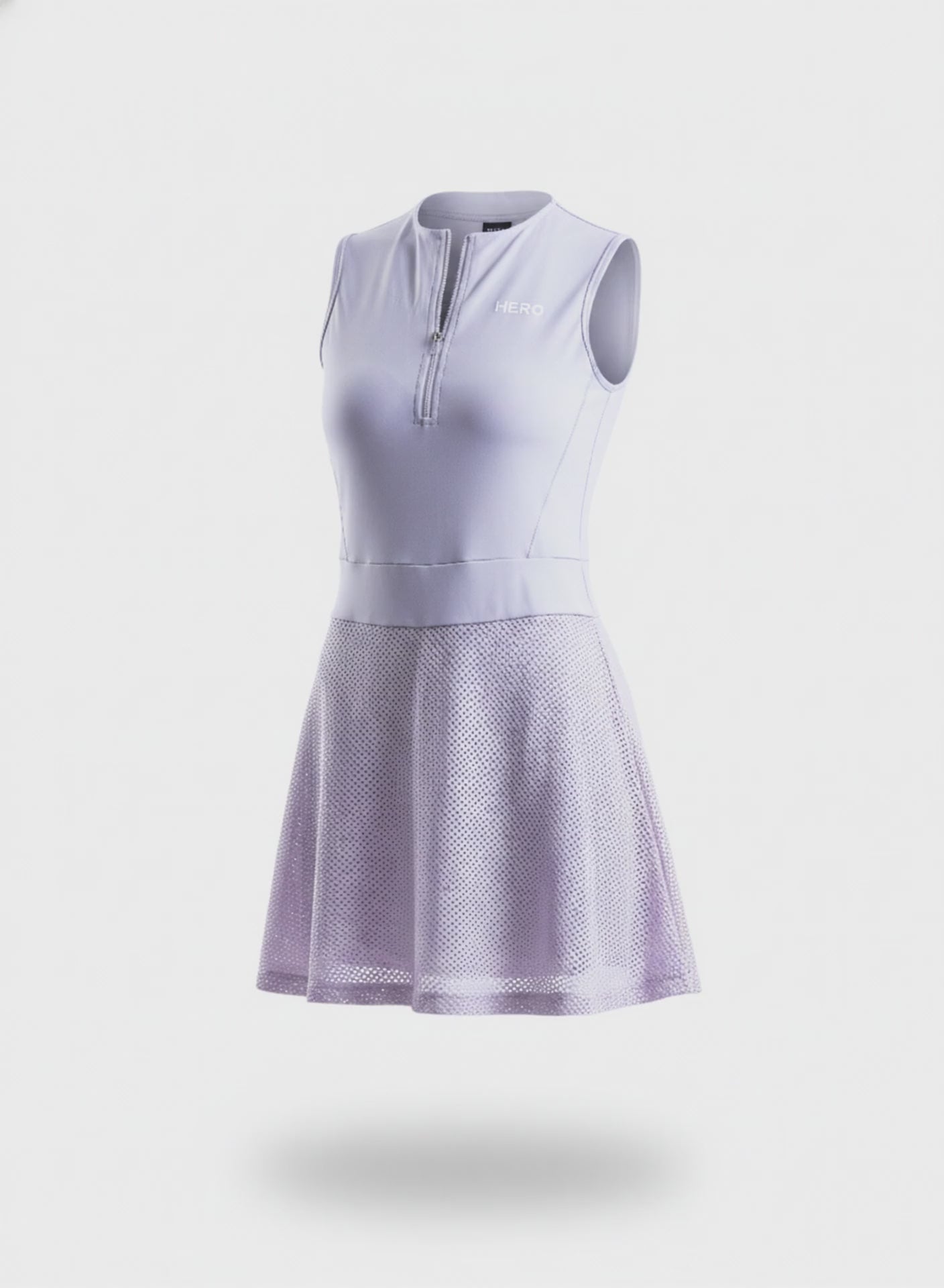 VESTIDO DEPORTIVO CON FALDA MALLADA HERO