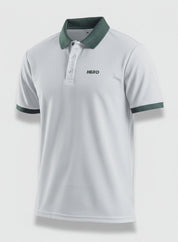 CHEMISE POLO 3 BOTONES AJUSTADA GOLF MVP HERO BLANCO