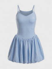 VESTIDO BUBBLE HERO AZUL BEBE
