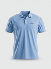 CHEMISE POLO 3 BOTONES AJUSTADA GOLF HERO AZUL BEBE
