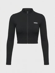 TOP ZIP CUELLO V HERO NEGRO